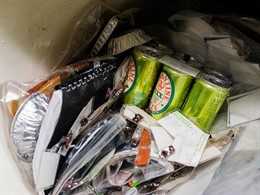 Interior de la cápsula del tiempo 