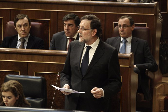 Mariano Rajoy en el Pleno del Congreso