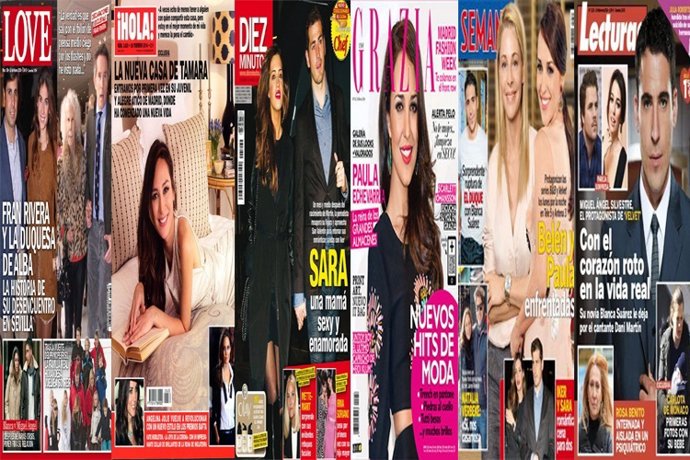 Resumen revistas quiosco portadas