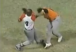 Agresión béisbol cubano