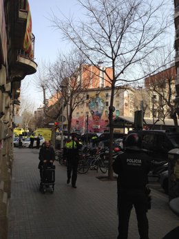 Desalojo del centro La Carboneria