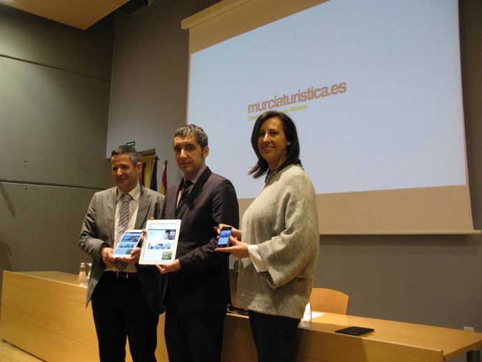 Presentación de la nueva web de murciaturistica.Es
