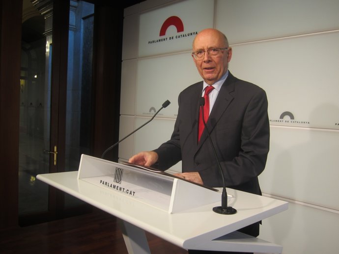 El expresidente del Parlament Joan Rigol