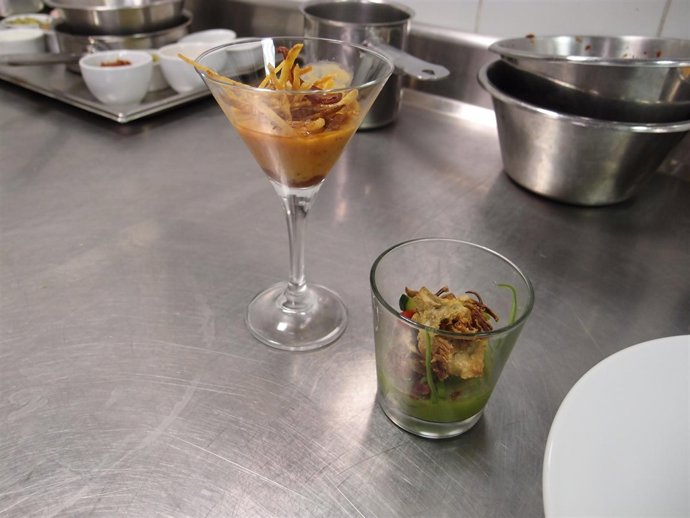 Tapas realizadas por los cocineros de Logroño      