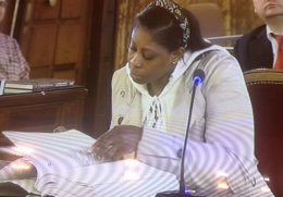 La testigo Anita Nfono declara en el juicio de Cooperación