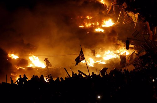 Disturbios en Kiev, Ucrania