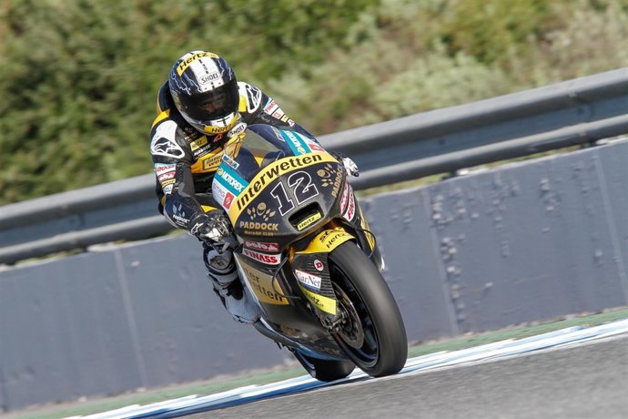 Thomas Luthi en los test de Jerez