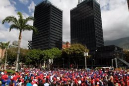 Manifestación oficialista en Caracas