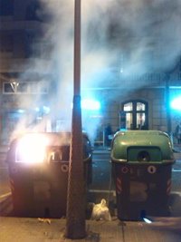 Successos.- Dos detinguts en la manifestació contra el desallotjament de l'Altra Carboneria