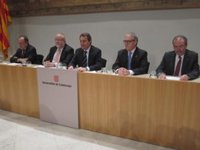 Les quatre diputacions celebren el "pas" cap a la Hisenda catalana