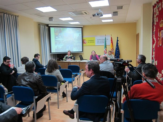 Encuentro Entre Periodistas Que Participaron En El Curiex En Cáceres