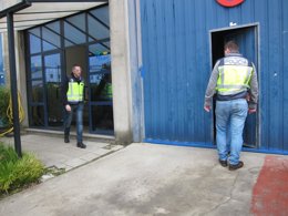 Operación Patos, registro en las sede de Cespa en Santiago