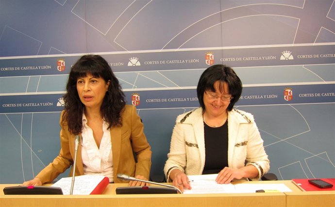 Ana Redondo y Ángela Marqués en rueda de prensa