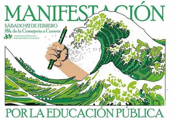 Manifestación por la educación pública