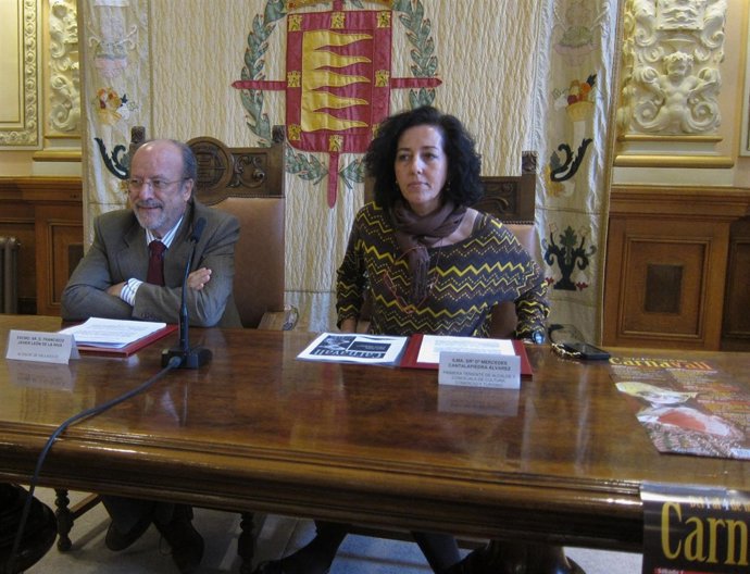 León de la Riva y Mercedes Cantalapiedra presentan el Carnaval de 2014