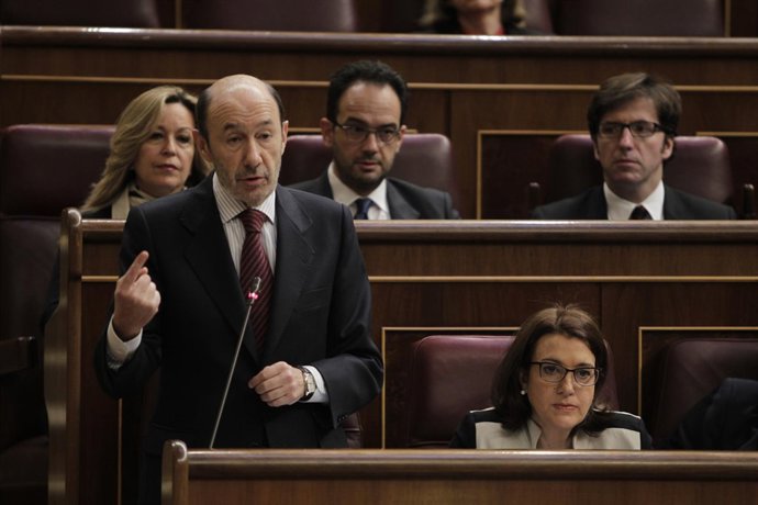 Alfredo Pérez Rubalcaba y Soraya Rodríguez