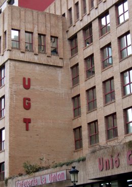 Sede de la UGT en Valencia