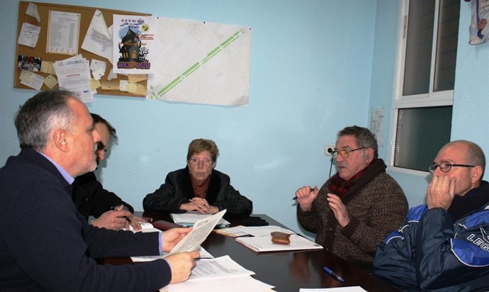 Reunión con los vecinos.