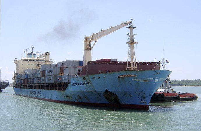 Maersk Alabama se hizo famoso por el secuestro de piratas somalies en 2009.