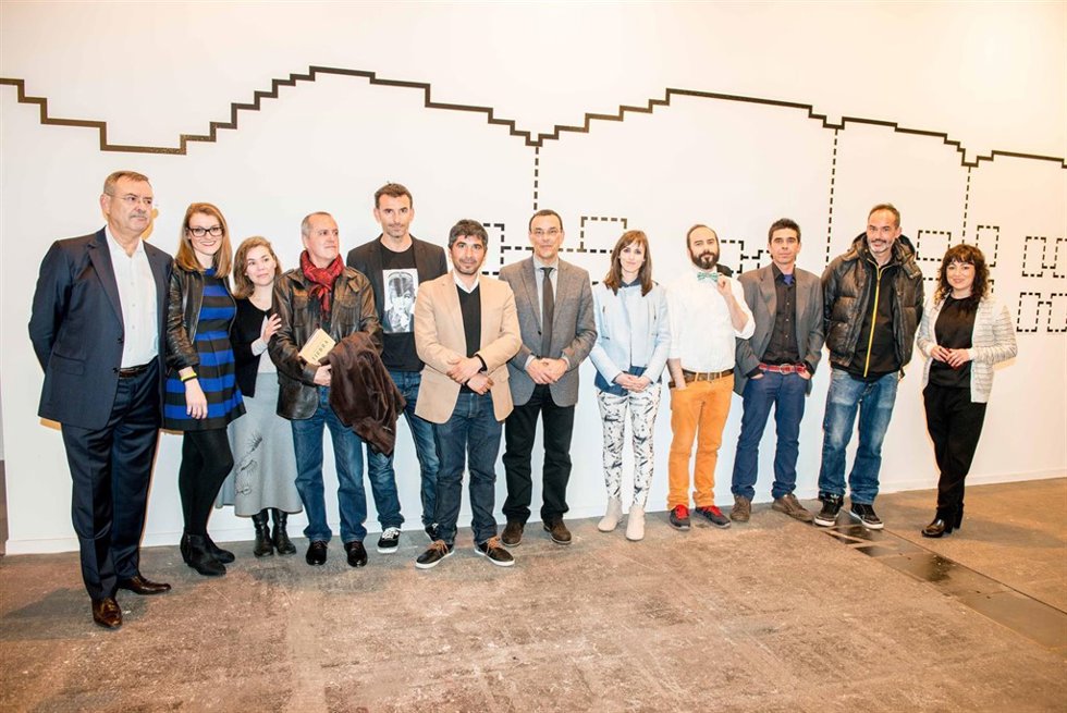El presidente de la Diputación, Ignacio Caraballo, en ARCOmadrid.
