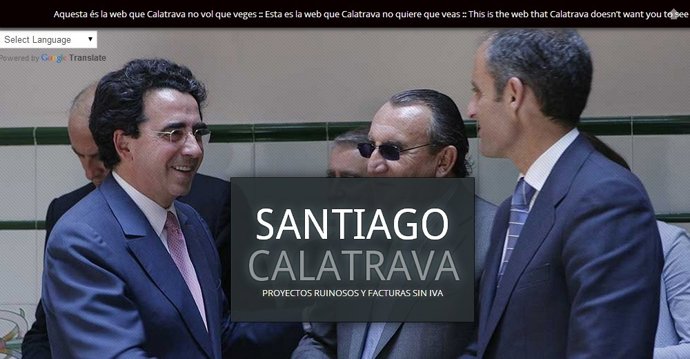 Web de EUPV 'calatravatelaclava'