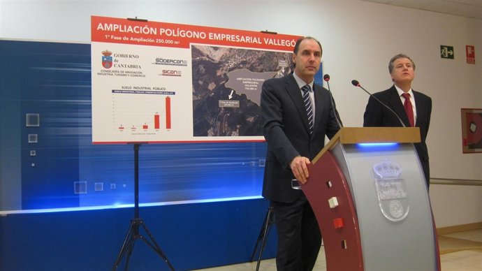 Diego y Arasti presentan el proyecto de ampliación del Vallegón