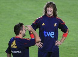 Carles Puyol en la selección española