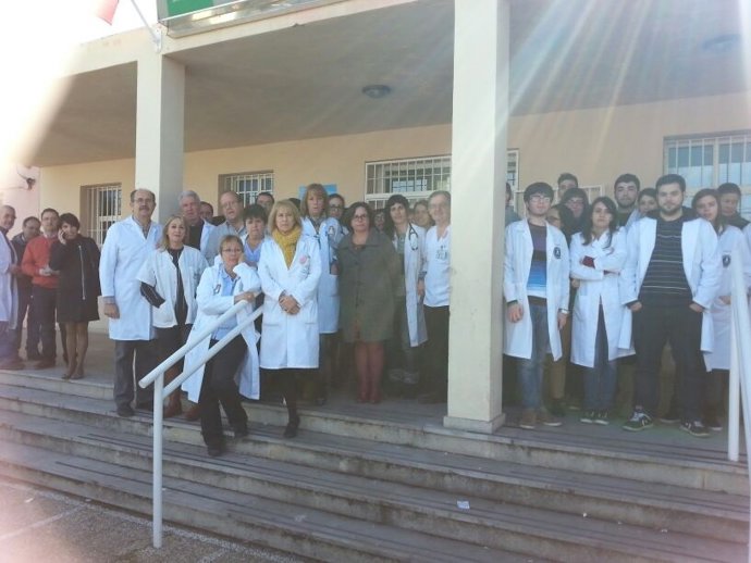 Concentración en repulsa a agresión a sanitaria