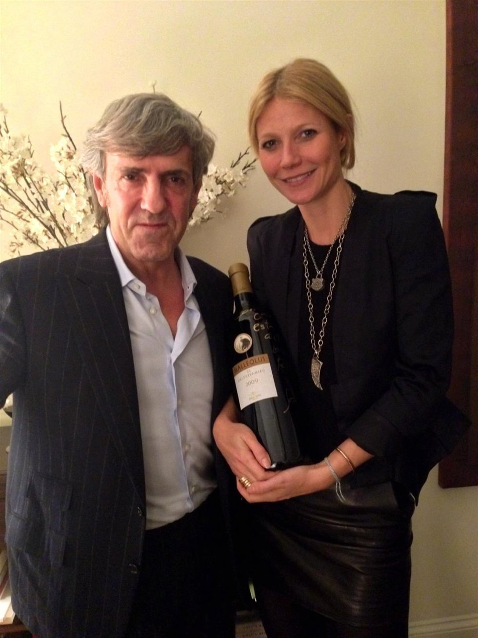 José Moro y Gwyneth Paltrow.