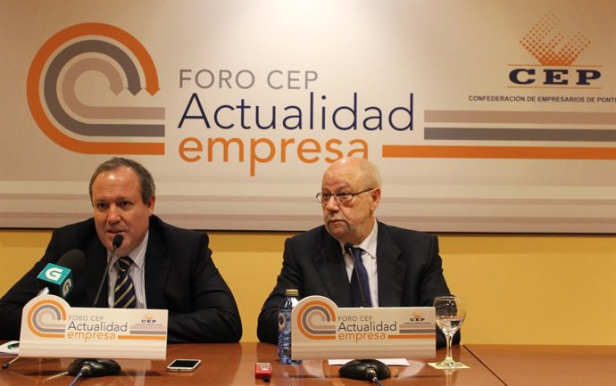 Jesús Terciado y Luis Novoa en el acto de Cepyme