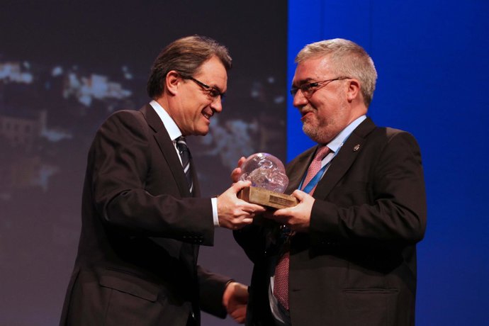 Artur Mas y Mateo Valero (Barcelona Supercomputing Center)