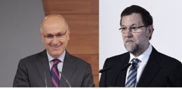 Josep Antoni Duran i Lleida y Mariano Rajoy