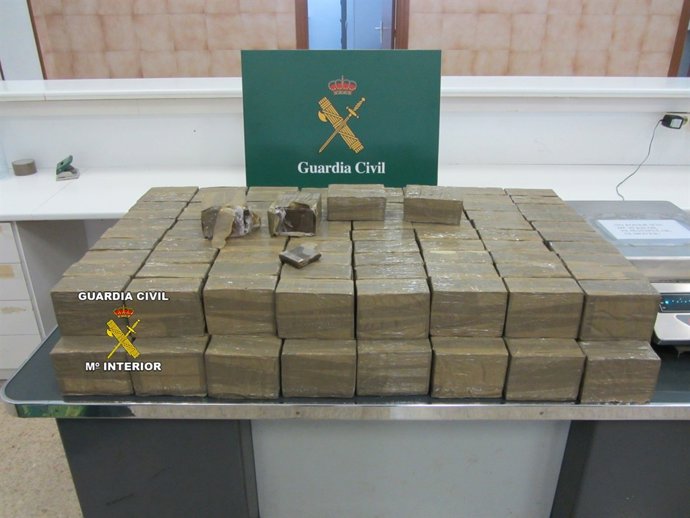 Hachís intervenido en La Jonquera