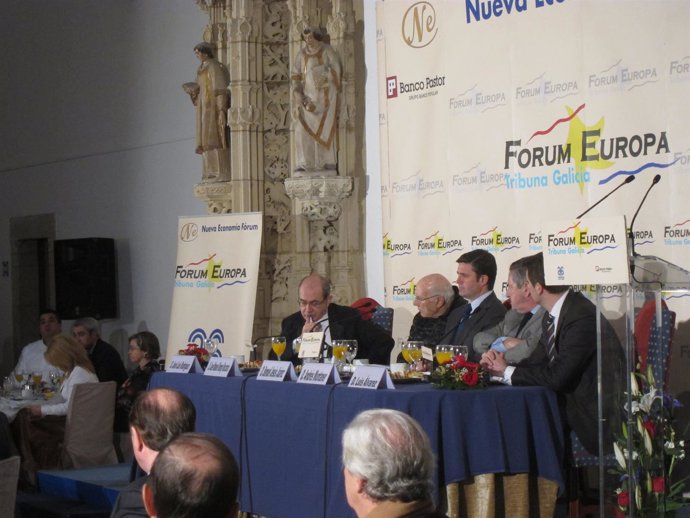 El delegado del Gobierno, Samuel Juárez, en el desayuno informativo