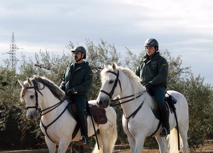 La Guardia Civil refuerza servicios en la Región con el Escuadrón de Caballería