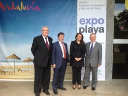 Carmen Crespo en la inauguración de Expoplaya 2014