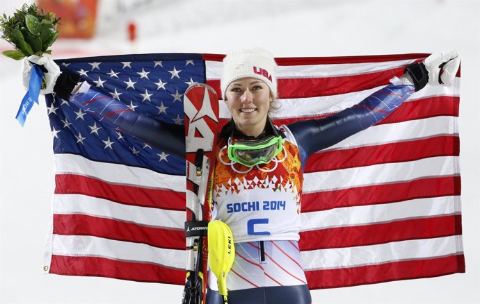 La esquiadora estadounidense Mikaela Shiffrin