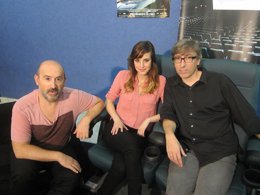 Javier Cámara, Natalia de Molina y David Trueba, de 'Vivir es fácil'