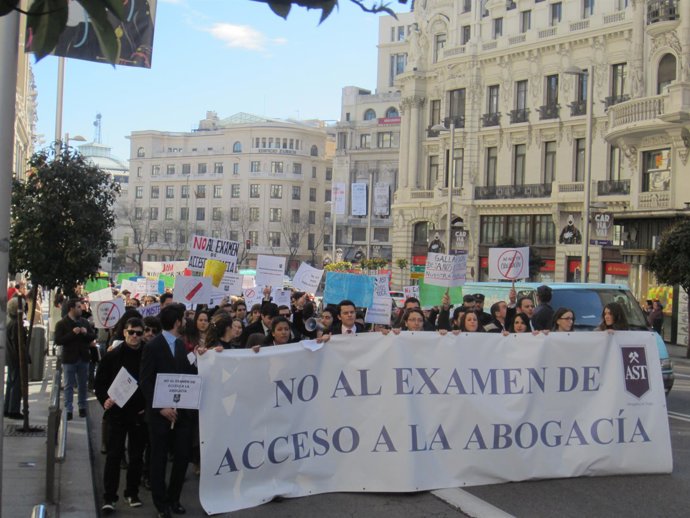 Manifestación Abogados sin Toga