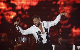Actuación del cantante puertorriqueño Ricky Martin