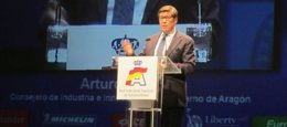 El consejero de Industria e Innovación del Gobierno de Aragón, Arturo Aliaga.