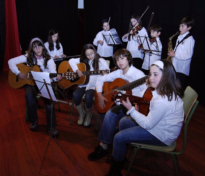 Alumnos de la Escuela Municipal de Música