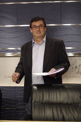 José Luis Centella, diputado de IU y portavoz de Izquierda Plural 