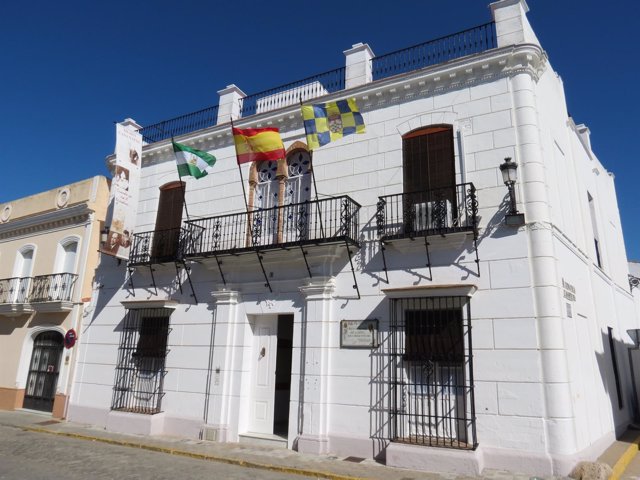 Casa natal de Juan Ramón Jiménez en Moguer (Huelva).
