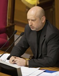 El presidente del Parlamento, Oleksander Turchinov, elegido presidente en funciones de Ucrania