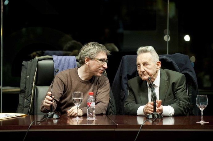Juan Carrió junto a David Trueba