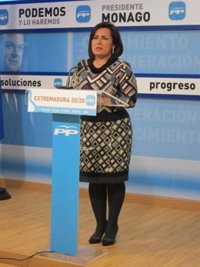 El PP extremeño aboga por que se "depuren responsabilidades" tras la suspensión de la oposición de la exconsejera Mejuto