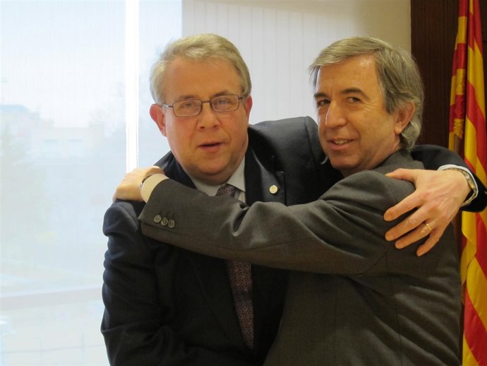 El pte del COMB J.Padrós y el expte M.Vilardell