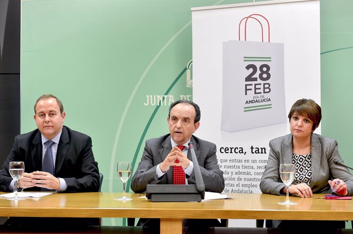 Presentación de la campaña para promocionar productos andaluces el 28-F
