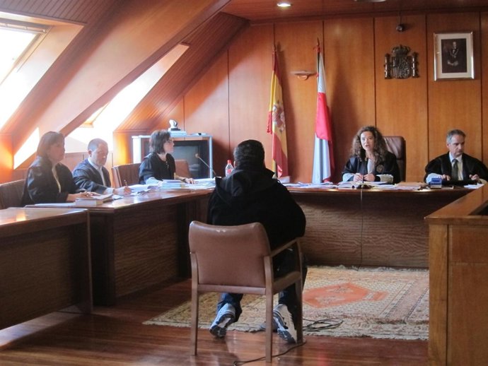 El acusado declarando en el juicio